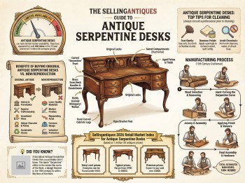 Antique Serpentine Desks Guide Infographic
