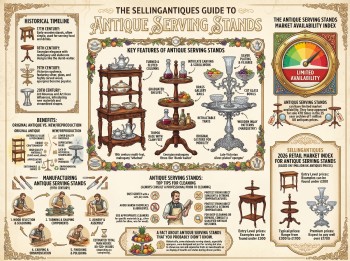 Antique Serving Stands Guide Infographic