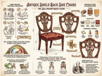 Antique Shield Back Side Chairs Guide Infographic