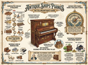 Antique Ships Pianos Guide Infographic