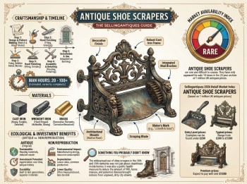 Antique Shoe Scrapers Guide Infographic