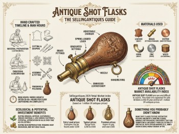 Antique Shot Flasks Guide Infographic