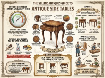 Antique Side Tables Guide Infographic