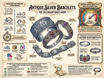 Antique Silver Bracelets Guide Infographic