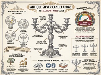 Antique Silver Candelabras Guide Infographic