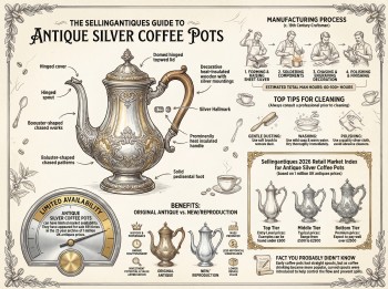 Antique Silver Coffee Pots Guide Infographic