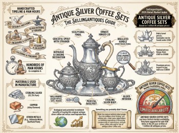 Antique Silver Coffee Sets Guide Infographic