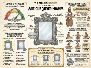 Antique Silver Frames Guide Infographic