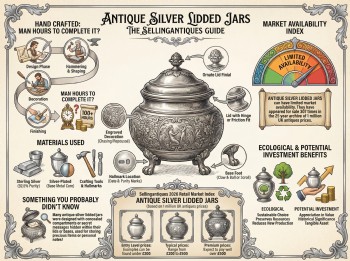 Antique Silver Lidded Jars Guide Infographic