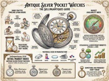 Antique Silver Pocket Watches Guide Infographic