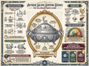 Antique Silver Serving Dishes Guide Infographic