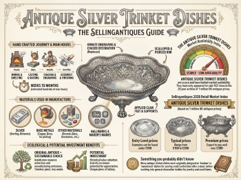 Antique Silver Trinket Dishes Guide Infographic
