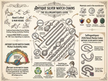 Antique Silver Watch Chains Guide Infographic