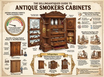 Antique Smokers Cabinets Guide Infographic