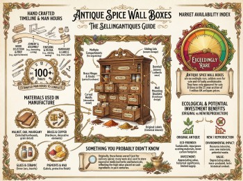 Antique Spice Wall Boxes Guide Infographic