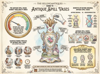 Antique Spill Vases Guide Infographic