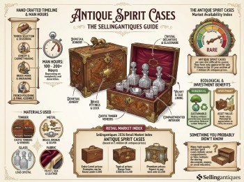 Antique Spirit Cases Guide Infographic