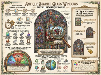Antique Stained Glass Windows Guide Infographic