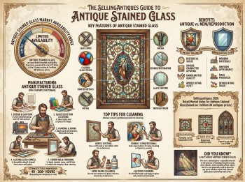 Antique Stained Glass Guide Infographic