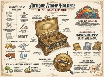 Antique Stamp Holders Guide Infographic