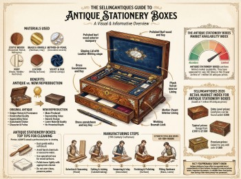 Antique Stationery Boxes Guide Infographic