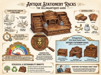 Antique Stationery Racks Guide Infographic