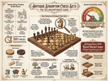 Antique Staunton Chess Sets Guide Infographic