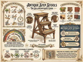 Antique Step Stools Guide Infographic