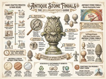 Antique Stone Finials Guide Infographic