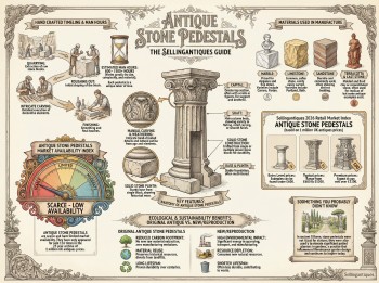 Antique Stone Pedestals Guide Infographic