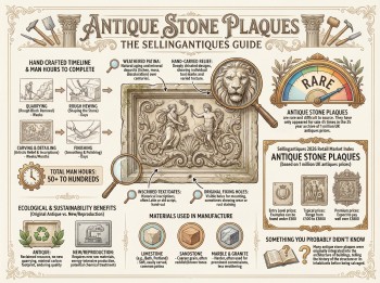 Antique Stone Plaques Guide Infographic