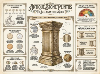 Antique Stone Plinths Guide Infographic