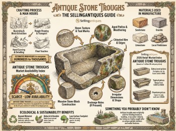 Antique Stone Troughs Guide Infographic