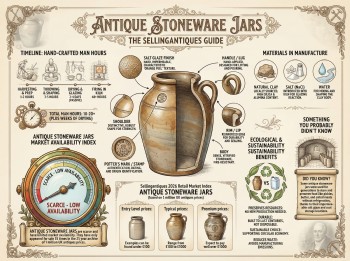Antique Stoneware Jars Guide Infographic
