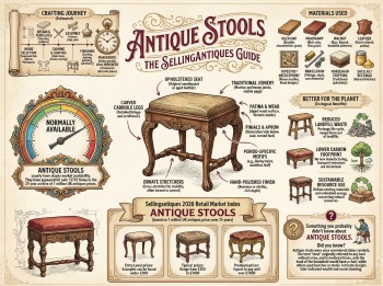 Antique Stools Guide Infographic
