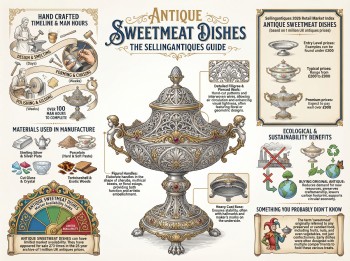Antique Sweetmeat Dishes Guide Infographic