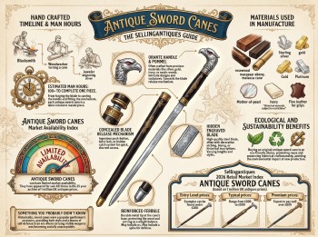 Antique Sword Canes Guide Infographic