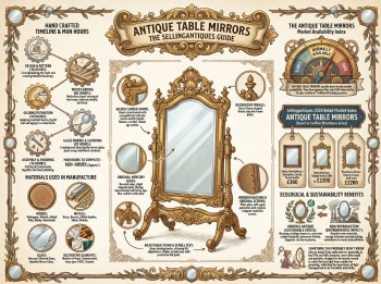 Antique Table Mirrors Guide Infographic