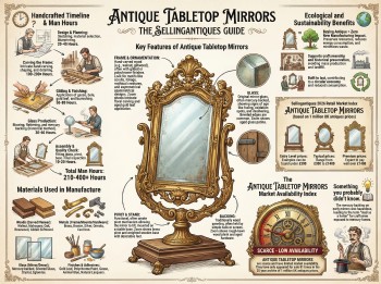 Antique Tabletop Mirrors Guide Infographic