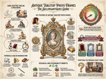Antique Tabletop Photo Frames Guide Infographic