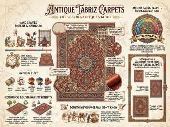Antique Tabriz Carpets Guide Infographic