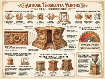 Antique Terracotta Plinths Guide Infographic