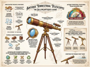 Antique Terrestrial Telescopes Guide Infographic