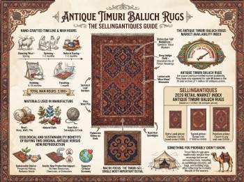 Antique Timuri Baluch Rugs Guide Infographic