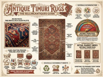Antique Timuri Rugs Guide Infographic
