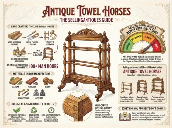 Antique Towel Horses Guide Infographic
