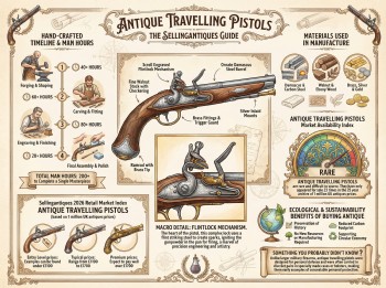 Antique Travelling Pistols Guide Infographic