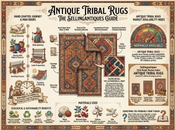 Antique Tribal Rugs Guide Infographic