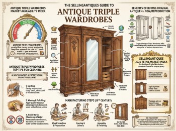 Antique Triple Wardrobes Guide Infographic