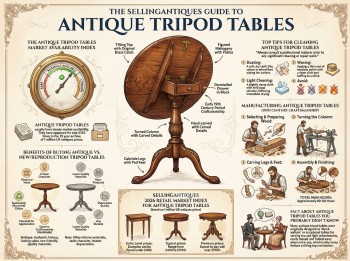 Antique Tripod Tables Guide Infographic